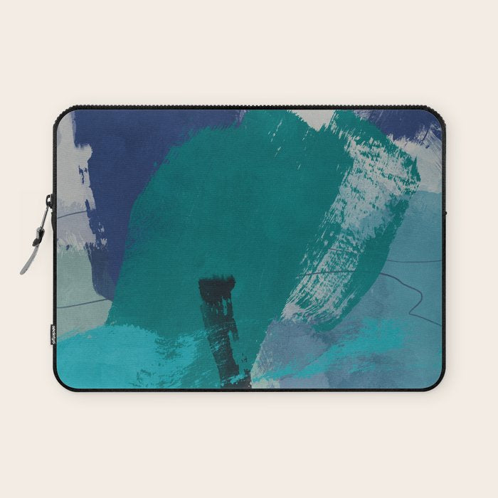 sea ocean abstract art 2021 2 Laptop Sleeve Gallery Image 1