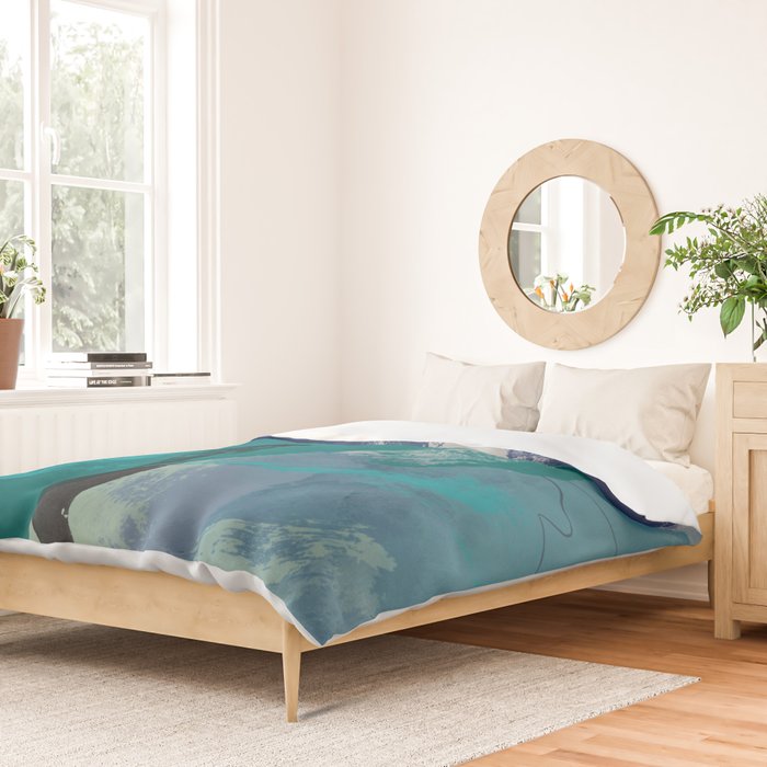 sea ocean abstract art 2021 2 Duvet Cover Gallery Image 2
