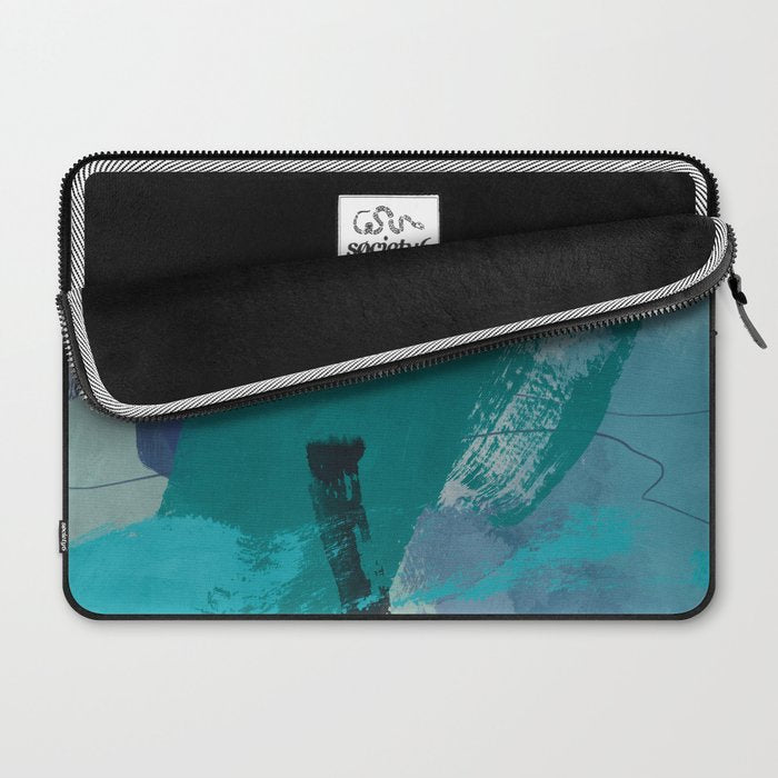 sea ocean abstract art 2021 2 Laptop Sleeve Gallery Image 2