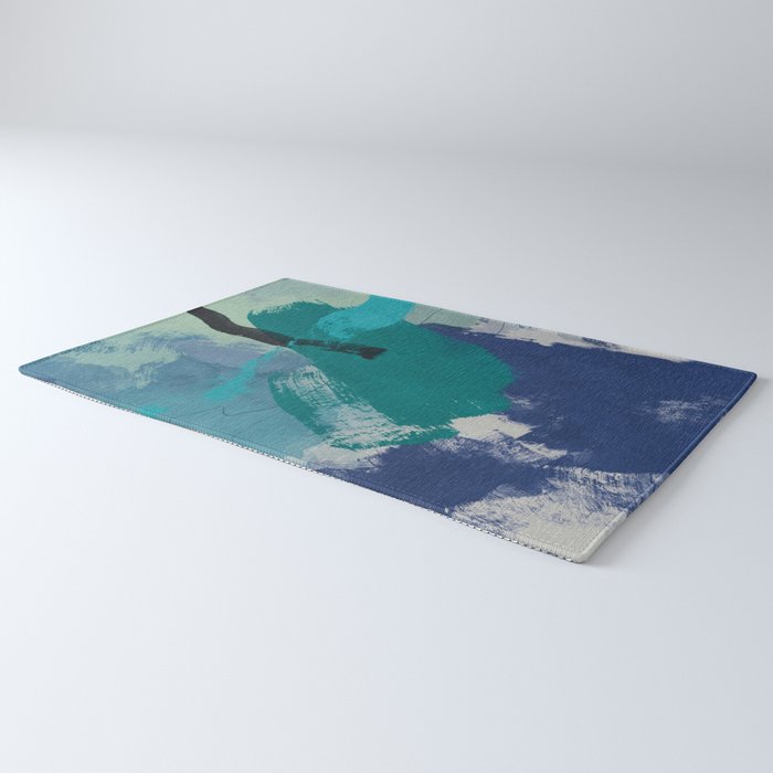 sea ocean abstract art 2021 2 Rug Gallery Image 3