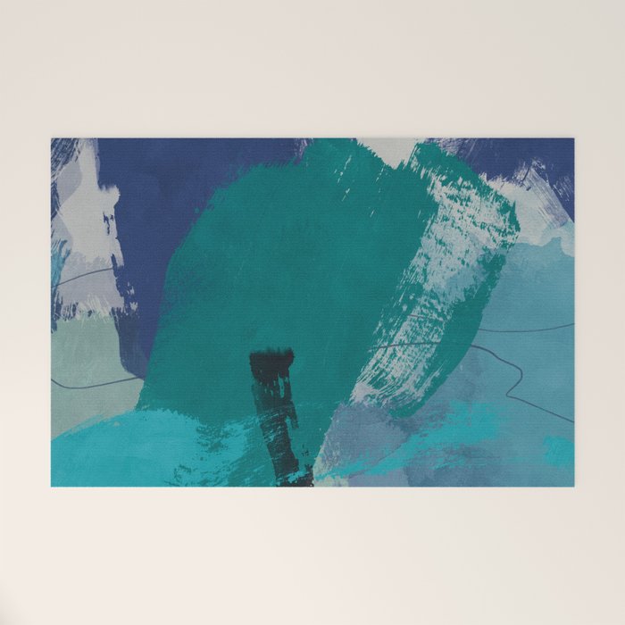 sea ocean abstract art 2021 2 Welcome Mat Gallery Image 1