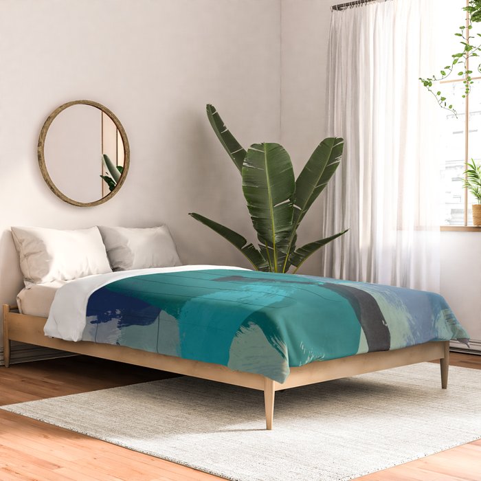 sea ocean abstract art 2021 2 Comforter Gallery Image 2