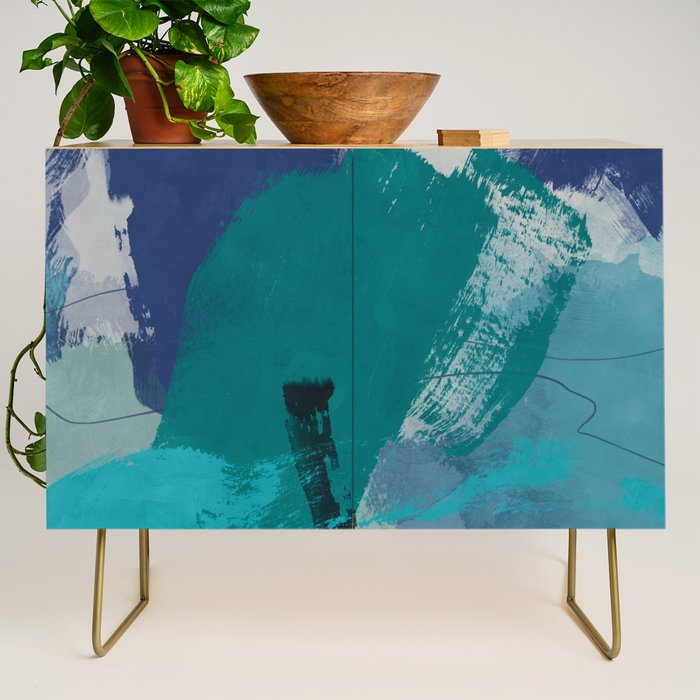 sea ocean abstract art 2021 2 Credenza Gallery Image 1
