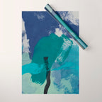 sea ocean abstract art 2021 2 Wrapping Paper Gallery Image 1