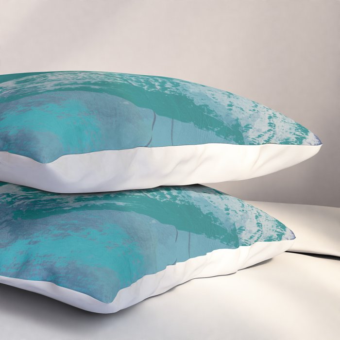 sea ocean abstract art 2021 2 Pillow Sham Gallery Image 3