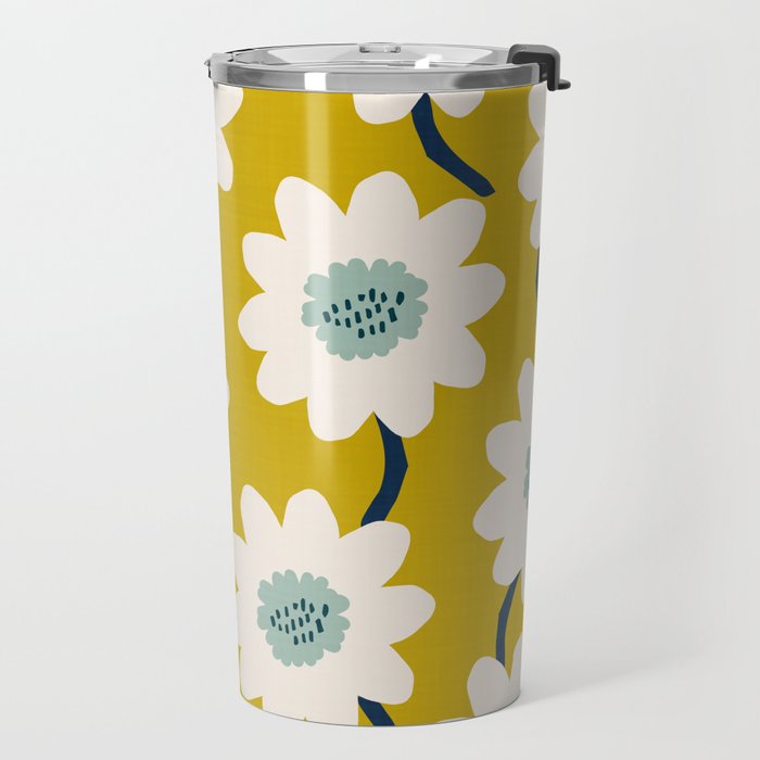 Flower field - fresh Travel Mug Gallery Image 2