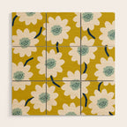 Flower field - fresh Wood Wall Art Gallery Image 1