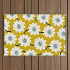 Flower field - fresh Outdoor Rug Gallery Image 1