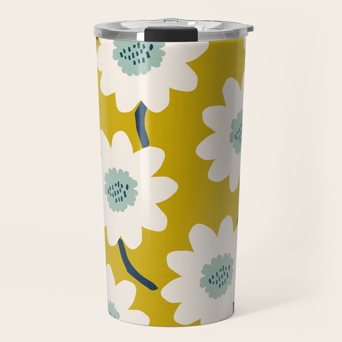 Flower field - fresh Travel Mug Gallery Image 1