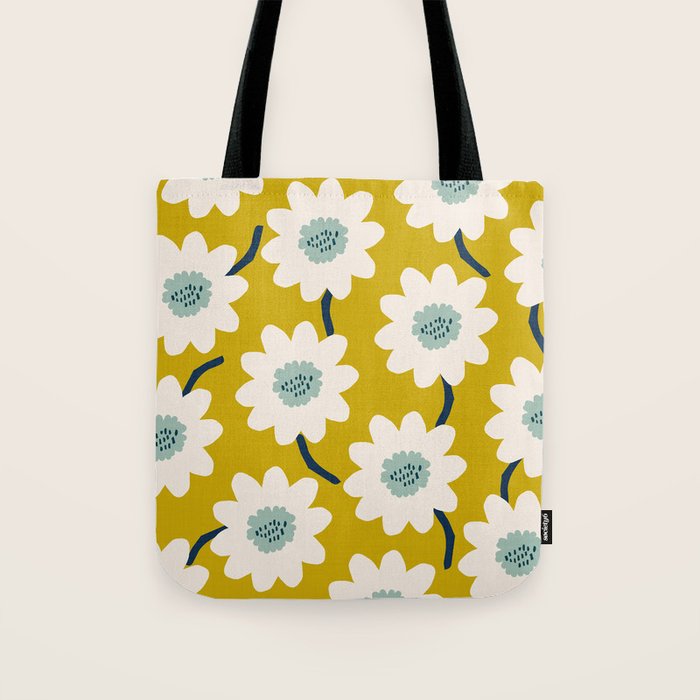 Flower field - fresh Tote Bag Gallery Image 1