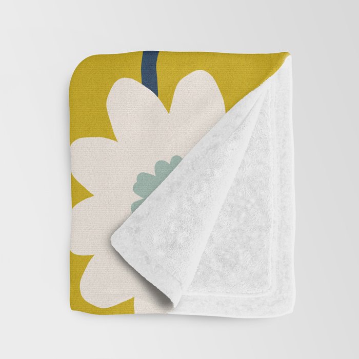 Flower field - fresh Throw Blanket Gallery Image 3