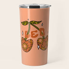 Leo Cherries Travel Mug Gallery Image 1