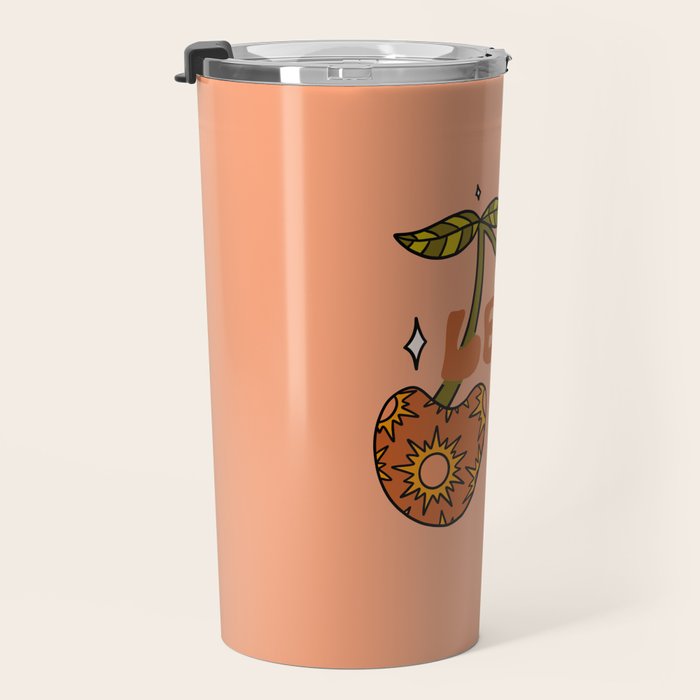 Leo Cherries Travel Mug Gallery Image 3
