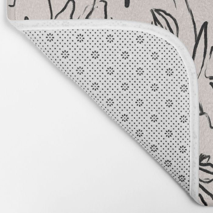 Meadow Bloom - Beige Bath Mat Gallery Image 2