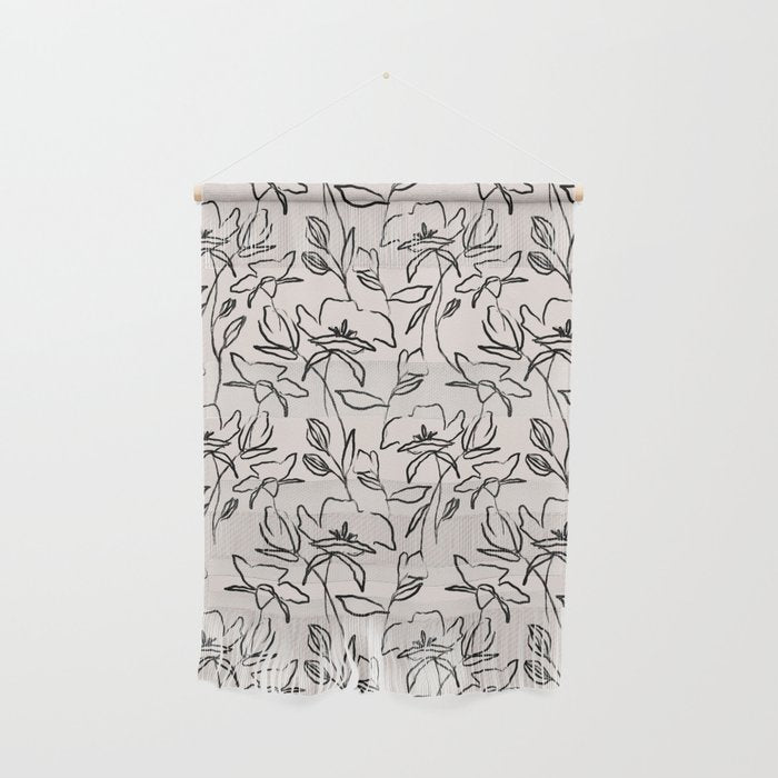Meadow Bloom - Beige Wall Hanging Gallery Image 1