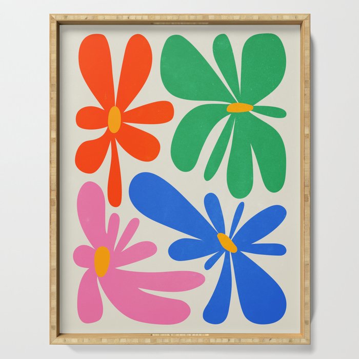 Bloom: Matisse Color Series 01 Serving Tray Gallery Image 1