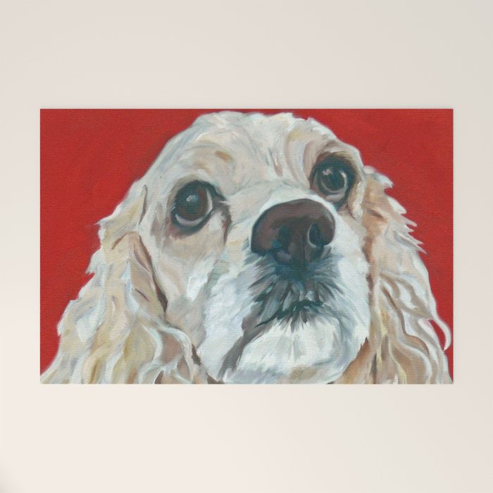 Cocker Spaniel Dog Painting Welcome Mat Gallery Image 1