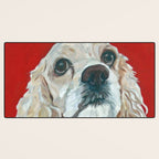 Cocker Spaniel Dog Painting Desk Mat Gallery Image 3