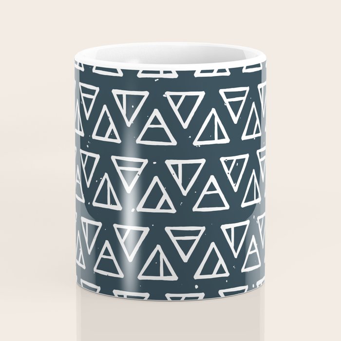 Alchemical Triangles > Navy Coffee Mug Gallery Image 4