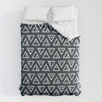 Alchemical Triangles > Navy Duvet Cover Gallery Image 6