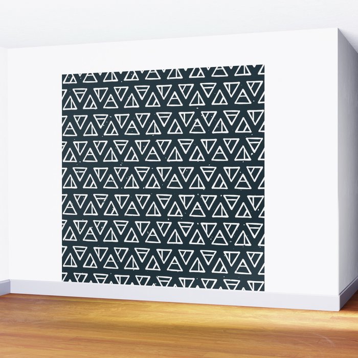 Alchemical Triangles > Navy Wall Mural Gallery Image 2
