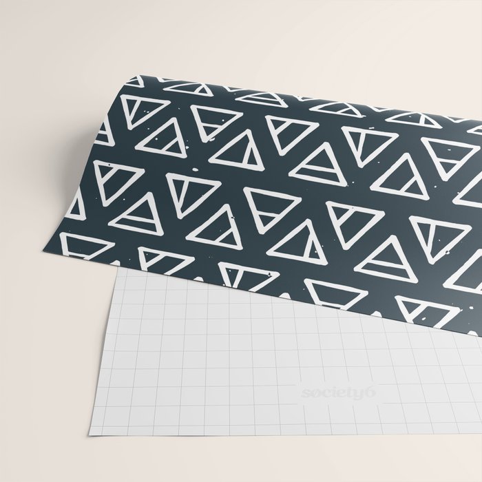 Alchemical Triangles > Navy Wrapping Paper Gallery Image 2