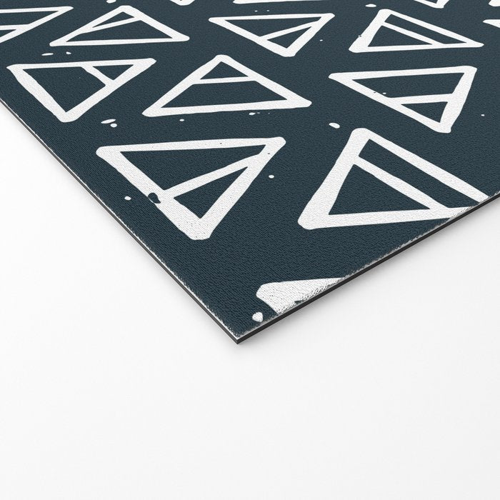 Alchemical Triangles > Navy Welcome Mat Gallery Image 2