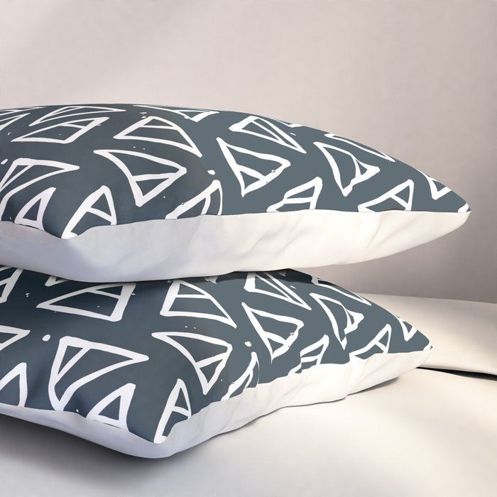 Alchemical Triangles > Navy Pillow Sham Gallery Image 3