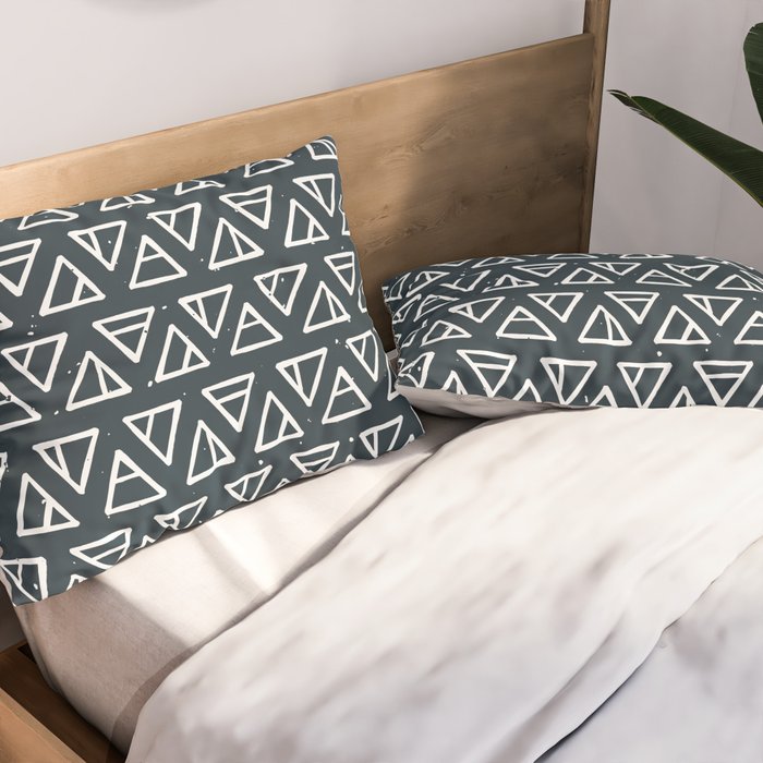 Alchemical Triangles > Navy Pillow Sham Gallery Image 2