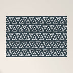 Alchemical Triangles > Navy Welcome Mat Gallery Image 1