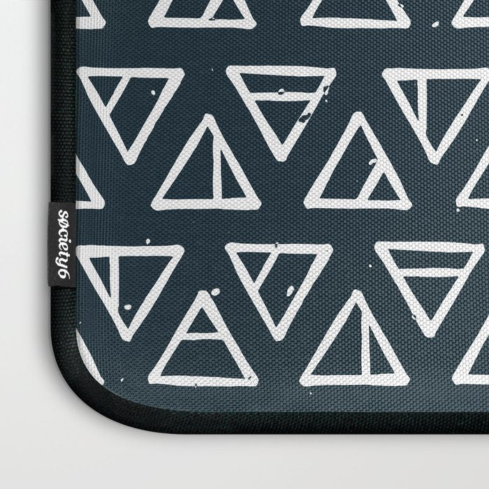 Alchemical Triangles > Navy Laptop Sleeve Gallery Image 3