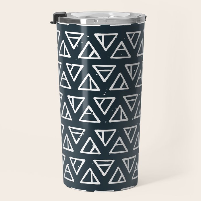 Alchemical Triangles > Navy Travel Mug Gallery Image 3