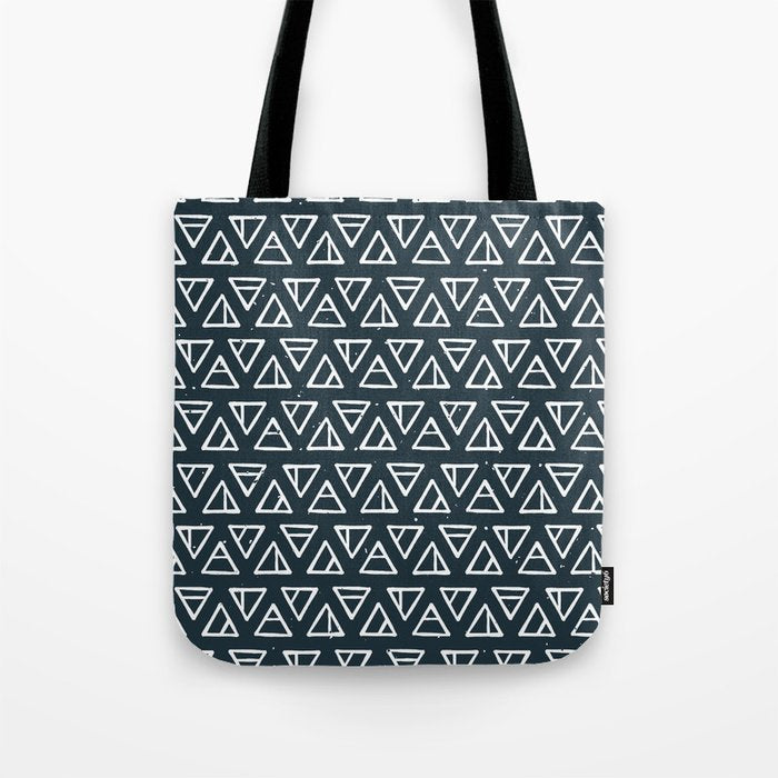 Alchemical Triangles > Navy Tote Bag Gallery Image 1