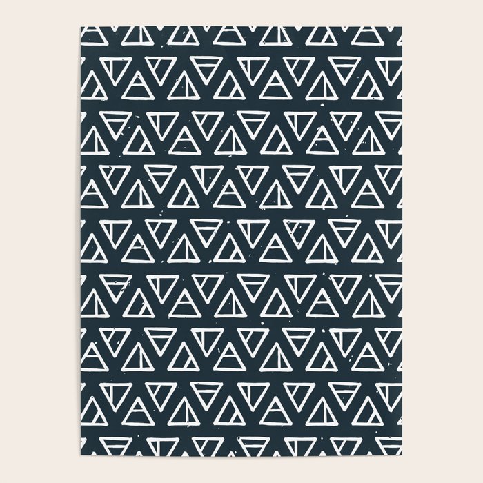 Alchemical Triangles > Navy Poster Gallery Image 1