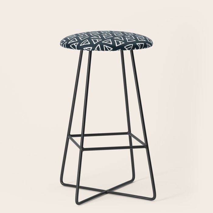 Alchemical Triangles > Navy Stool Gallery Image 1