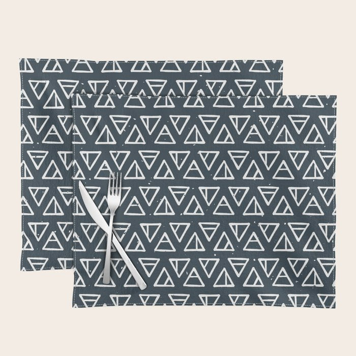 Alchemical Triangles > Navy Placemat Gallery Image 1