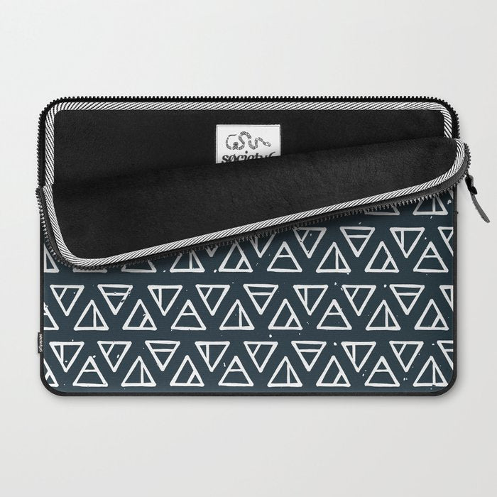 Alchemical Triangles > Navy Laptop Sleeve Gallery Image 2