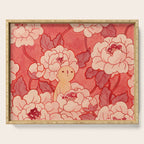 Watercolor Test (Red) Serving Tray Gallery Image 1