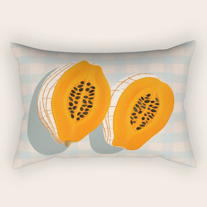 Papaya Afternoon Rectangular Pillow Gallery Image 2