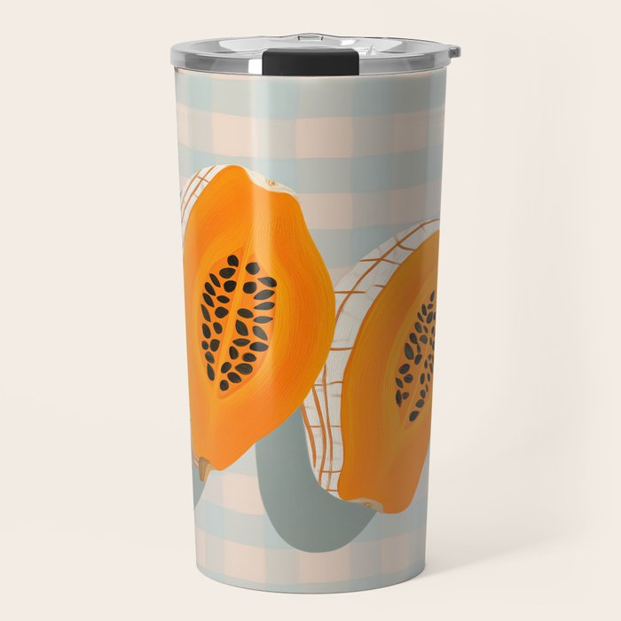 Papaya Afternoon Travel Mug Gallery Image 1