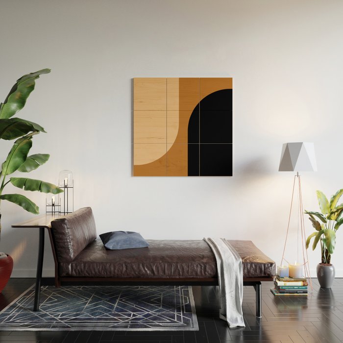 Modern Minimal Arch Abstract LXXX Wood Wall Art Gallery Image 2