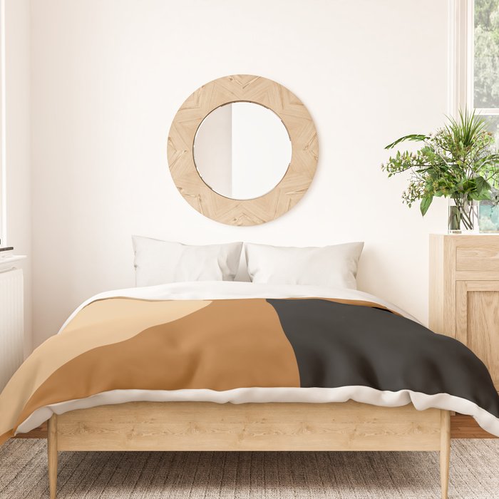 Modern Minimal Arch Abstract LXXX Duvet Cover Gallery Image 3