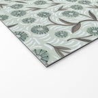 Tipsy Daisies on Celadon  Welcome Mat Gallery Image 2