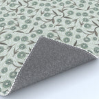 Tipsy Daisies on Celadon  Rug Gallery Image 4