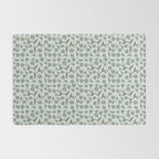 Tipsy Daisies on Celadon  Rug Gallery Image 2