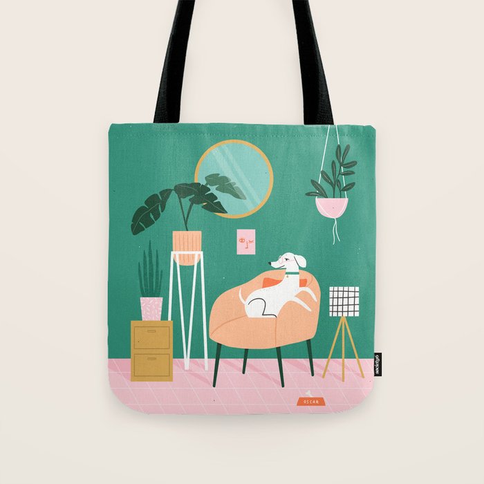 Oscar the Dog Tote Bag Gallery Image 1