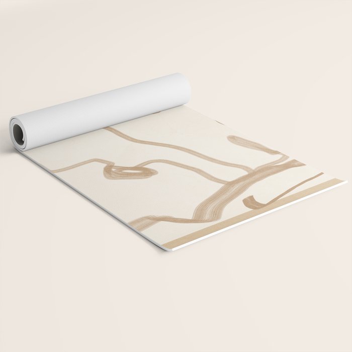 Abstract Loose Line 1 Yoga Mat Gallery Image 2
