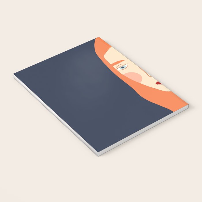 Woman with red hair Notebook Gallery Image 3