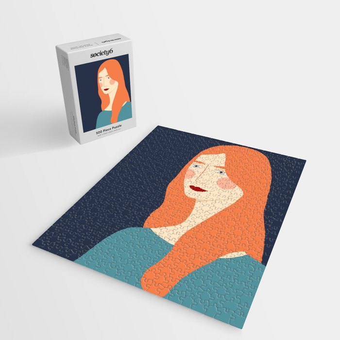 Woman with red hair Jigsaw Puzzle Gallery Image 2