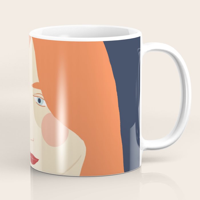 Woman with red hair Coffee Mug Gallery Image 1